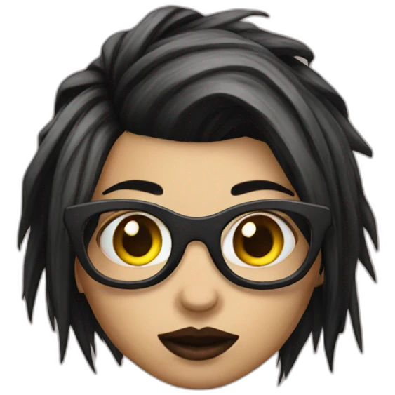 Punk girl emoji