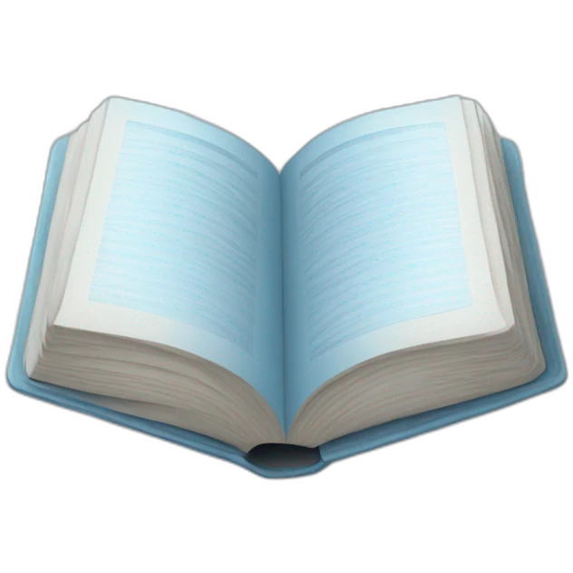 grey-light blue-book emoji