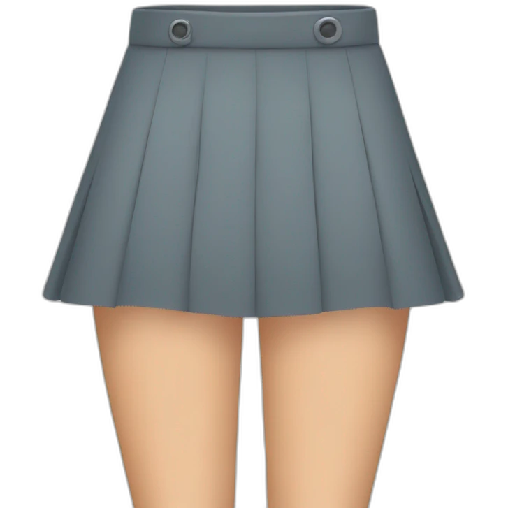 Skirt legs emoji