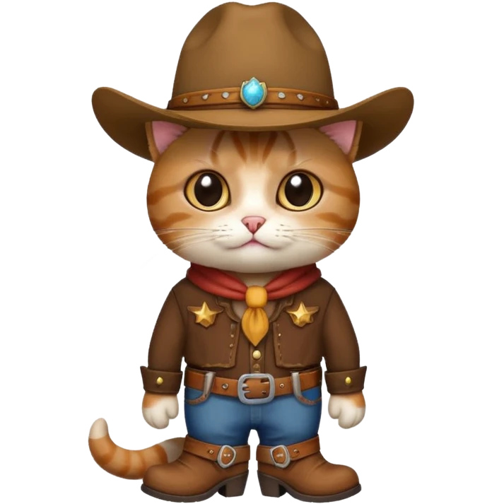 Gato vaquero emoji