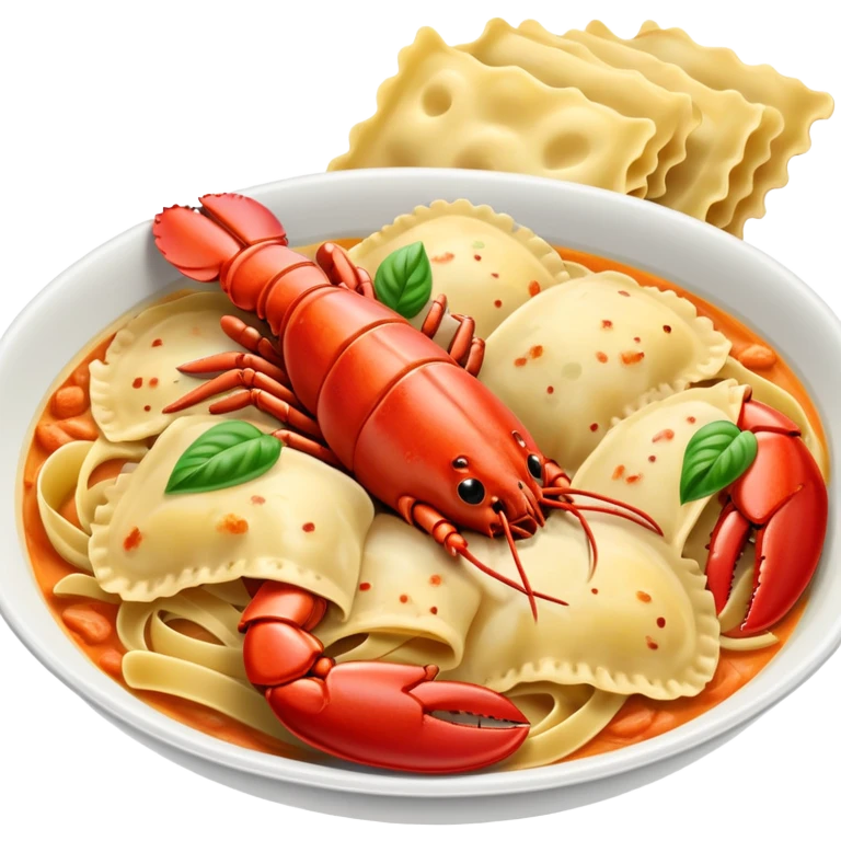 Lobster ravioli  emoji