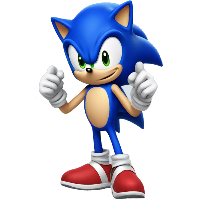 Sonic The Hedgehog emoji