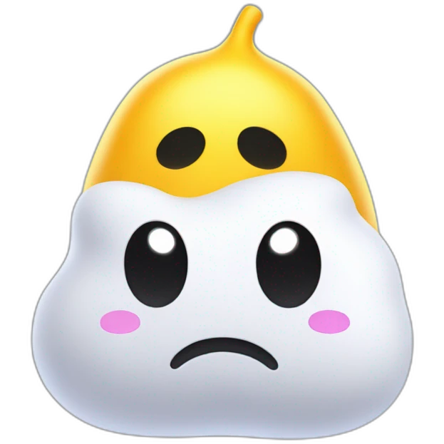 chill blob with airpods emoji