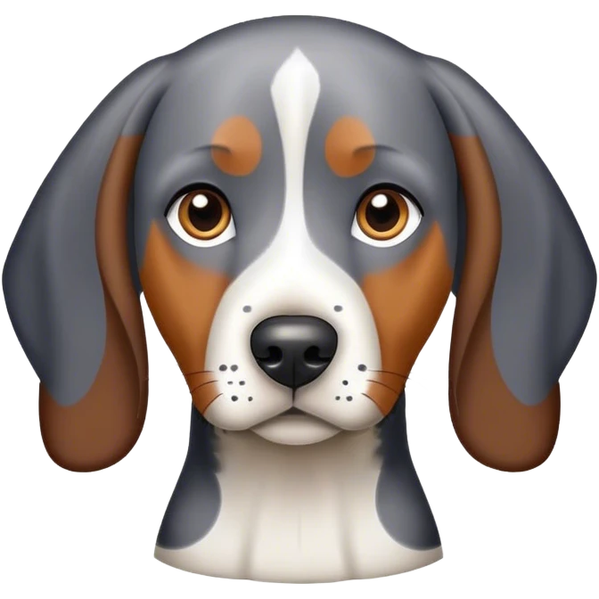 Bluetick coonhound  emoji