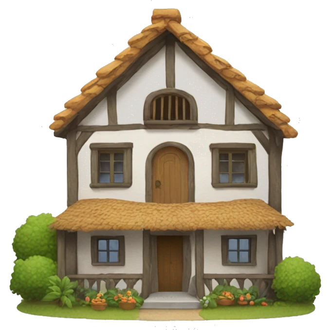 Casita de jengibre emoji