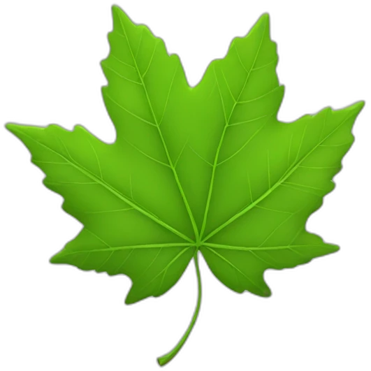 write GO on leaf emoji