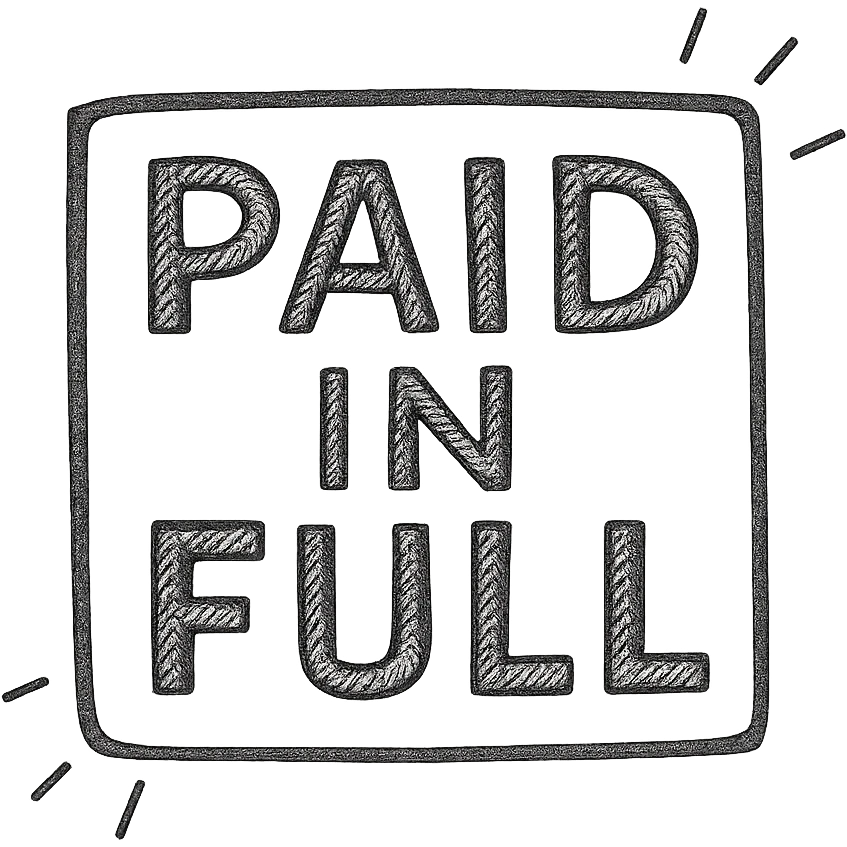 PAID IN FULL emoji