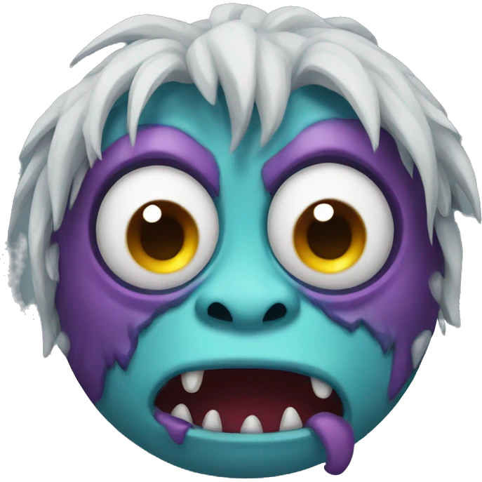 Ugly monster  emoji