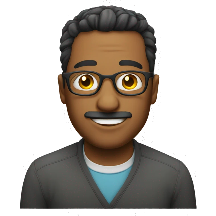 A man taking his glasses of while winking emoji