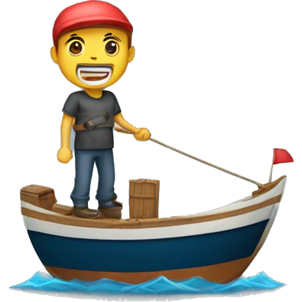 Barco de passeio emoji
