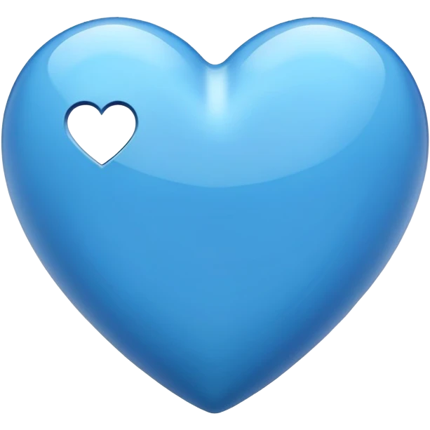 blue heart emoji