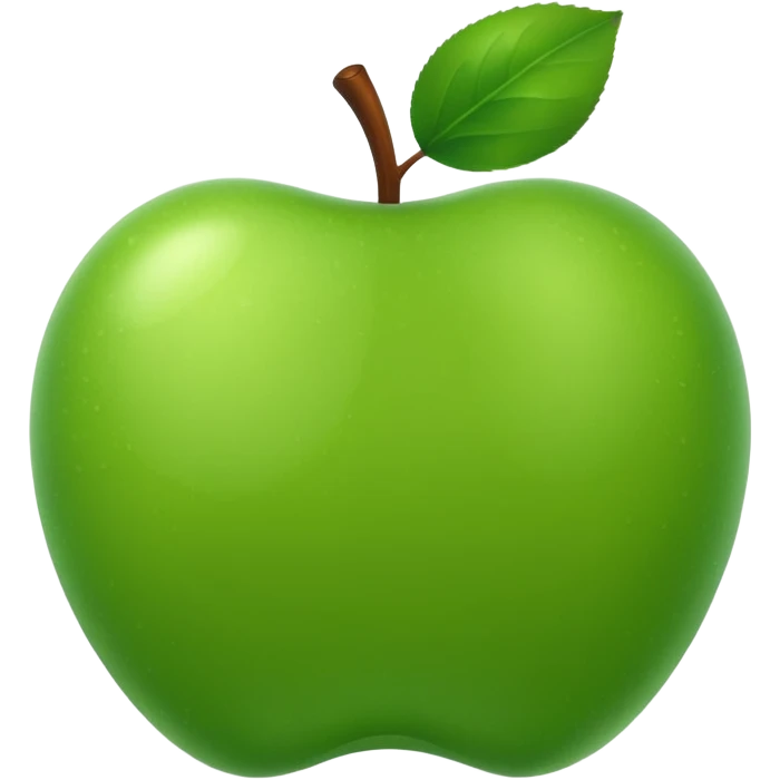 green apple emoji