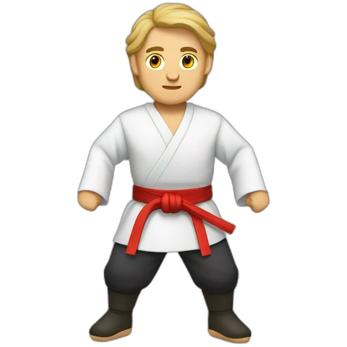man practicing historical European martial arts emoji