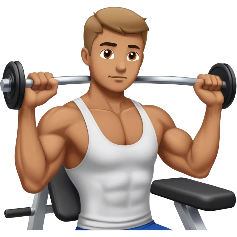 guy pec deck exercise emoji