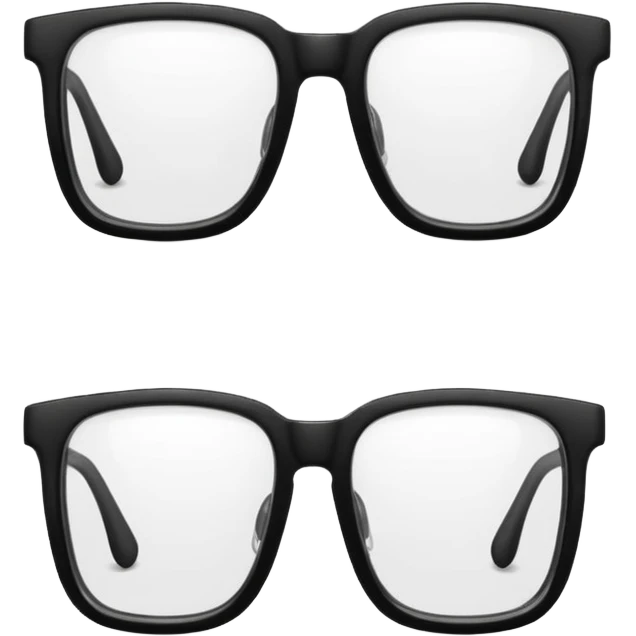 a pair of glasses emoji