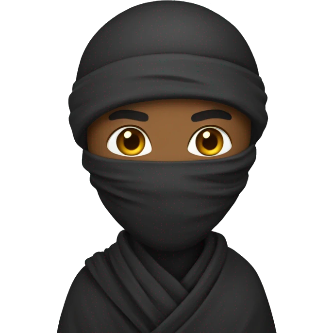Ninja con bufanda  emoji