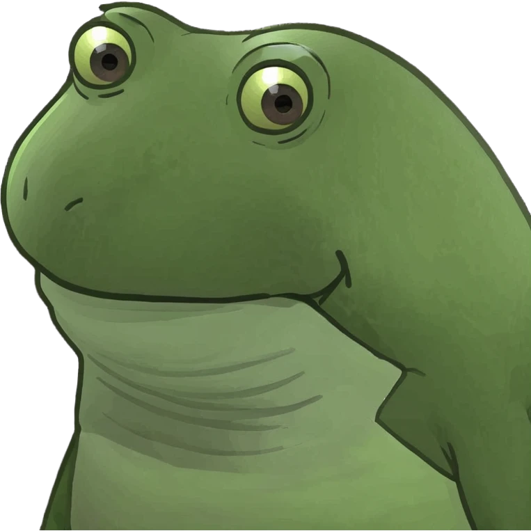 bufo adjusts clock to 4 o clock emoji