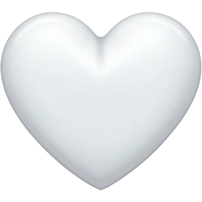 Corazón blanco  emoji
