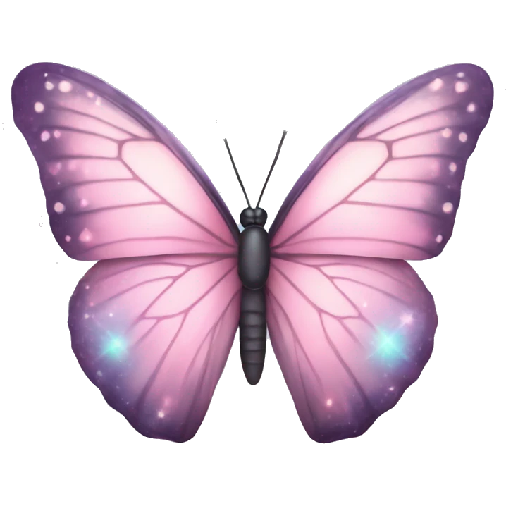 pastel pink galaxy butterfly emoji