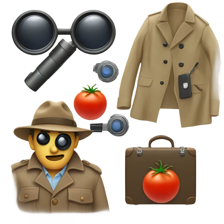 Tomato spy emoji