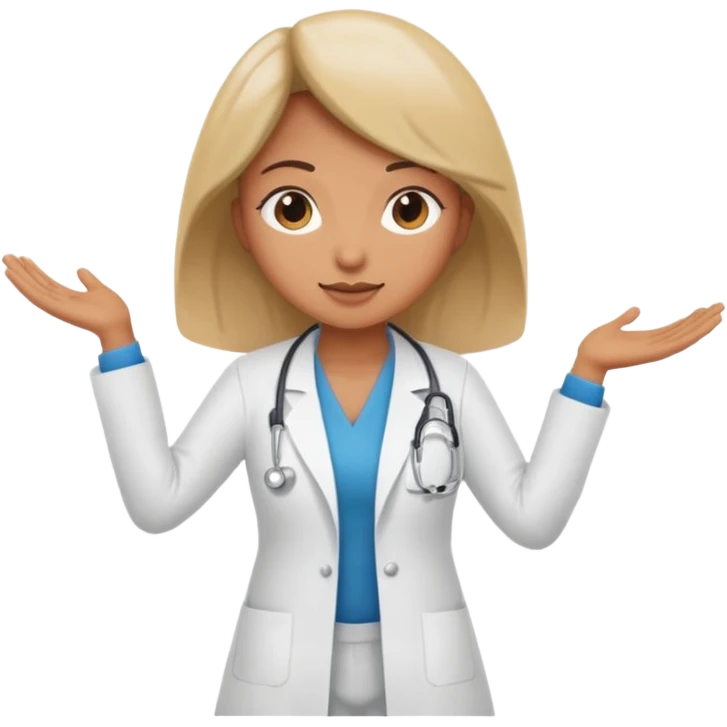 Doctor shaking her butt emoji