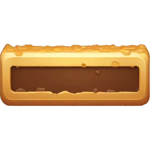 Pixel art a Golden bar emoji