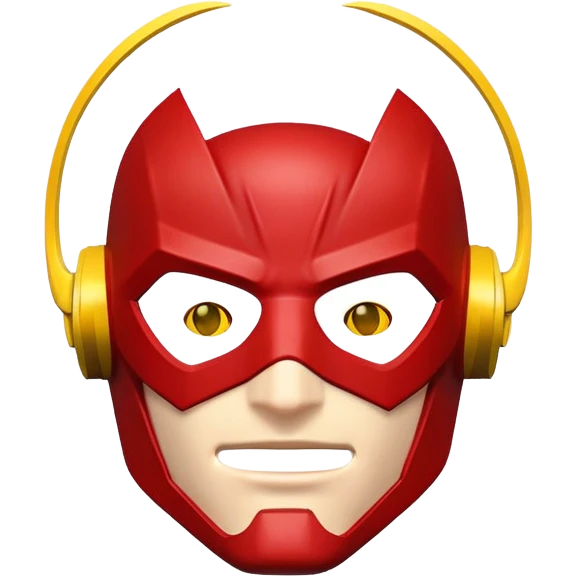  Superhero The flash face with mask emoji