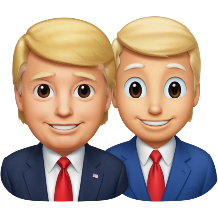 donald trump with donald duck emoji