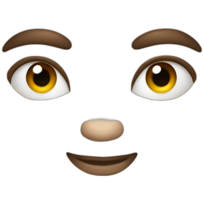 sourcils levé à droite emoji