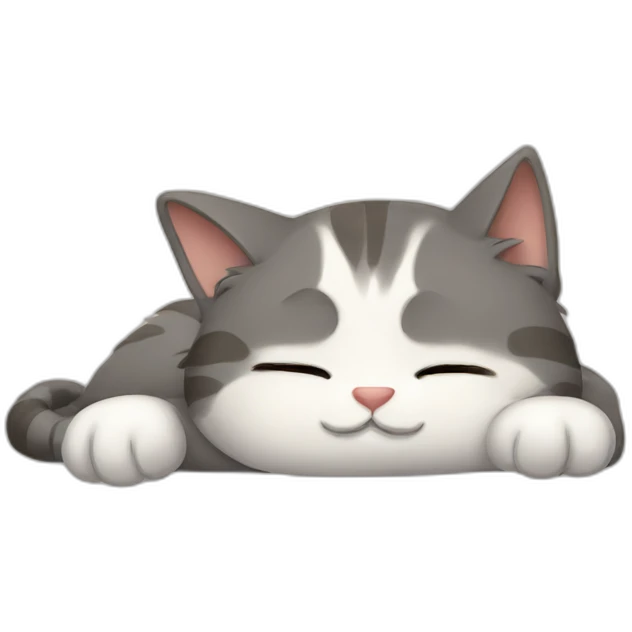 sleepy cat emoji