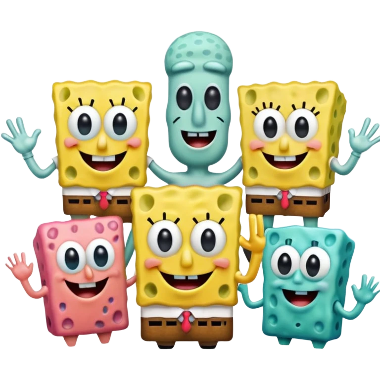 You want to make the emoji of SpongeBob and her friends real emoji