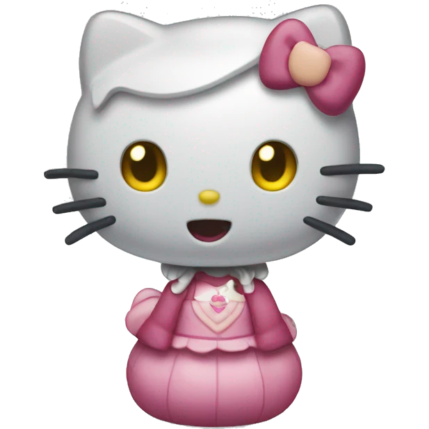 Siren hello kitty emoji
