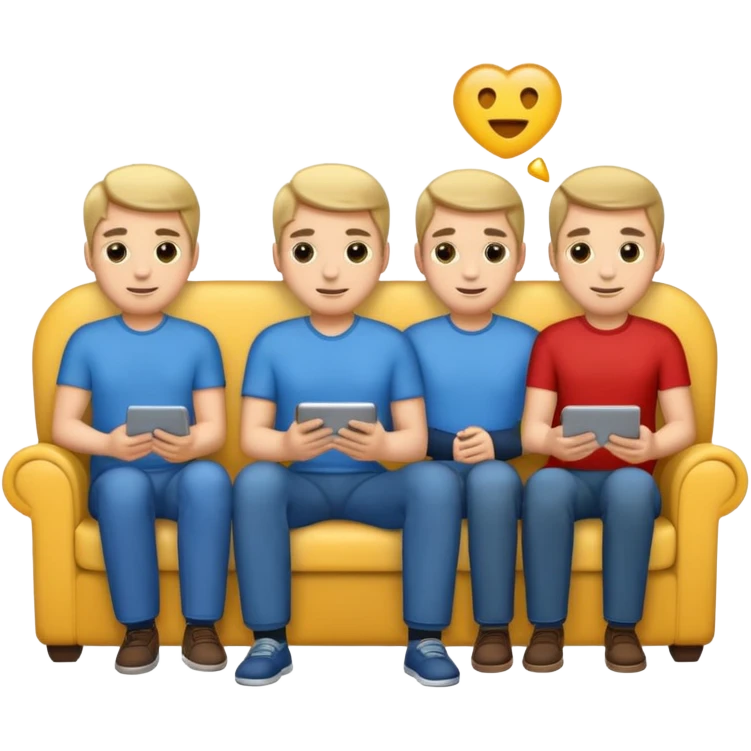 Lap of men emoji