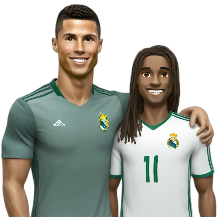 Ronaldo with alnnasr emoji