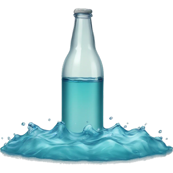 Bouteille d’eau emoji
