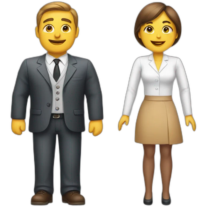 mister and misses ecommerce emoji