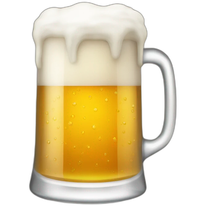 Beer in a deeer emoji