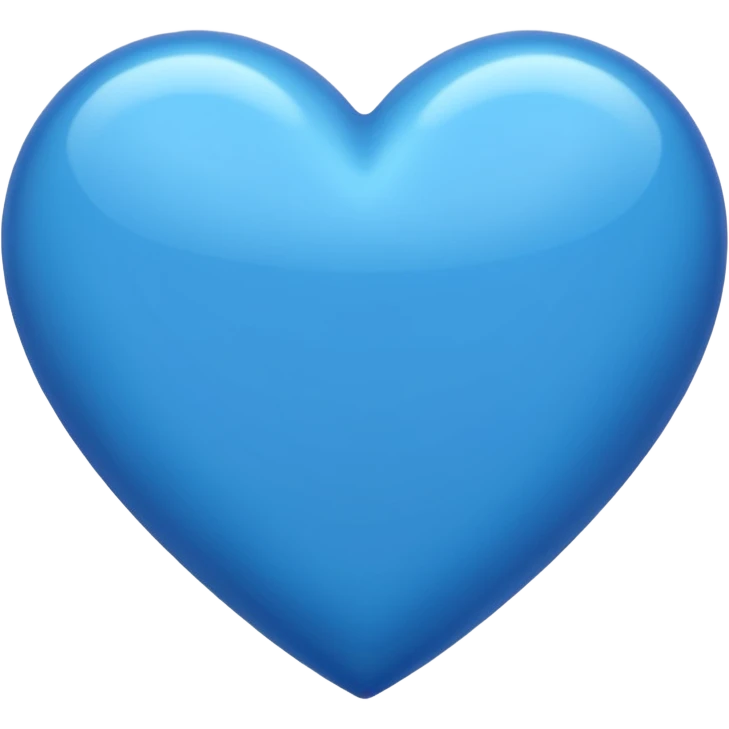blue heart emoji