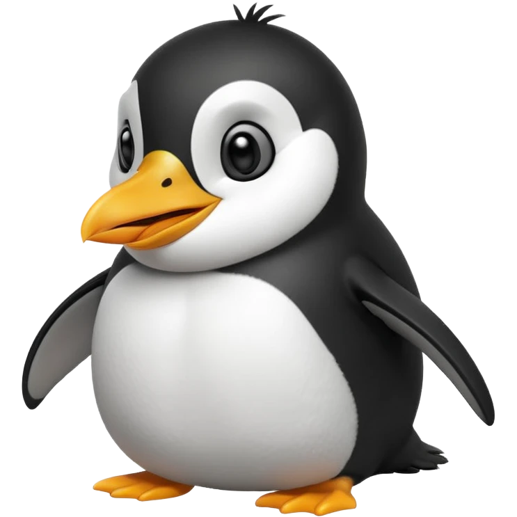 laughing penguin emoji