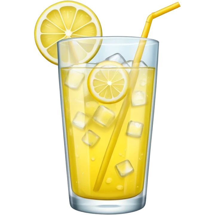 lemonade with ice emoji