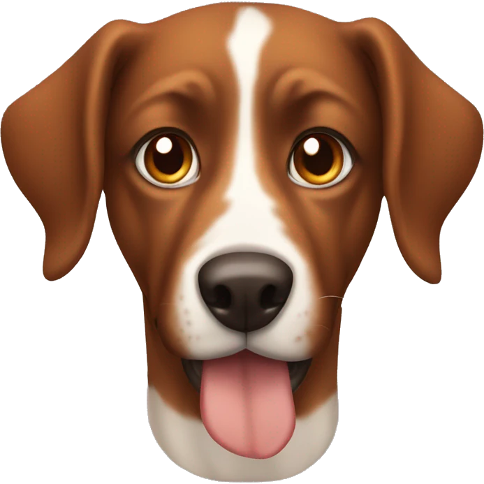 striking brown eyes of dog emoji