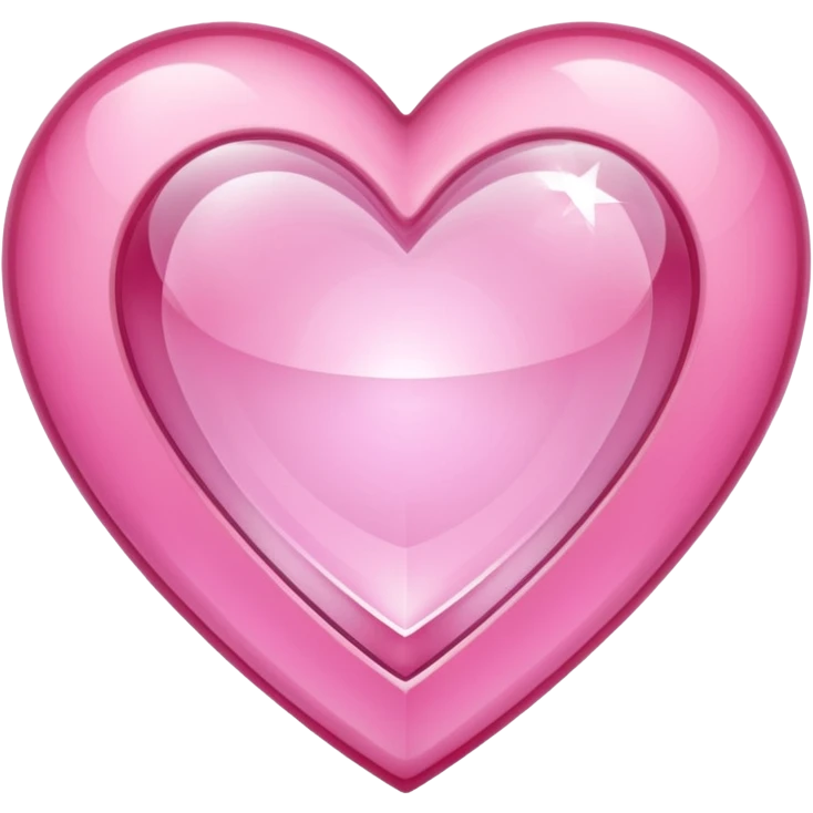 heart with a crystal border emoji
