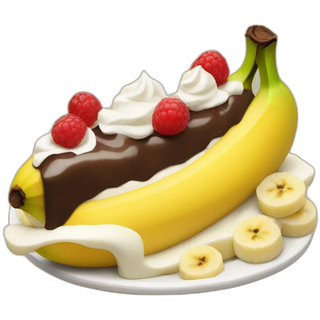 Banana split emoji