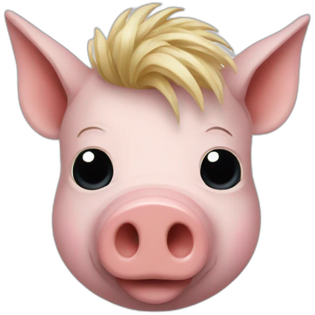 david bowie pig emoji