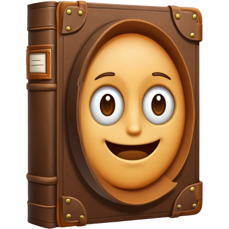 a huge book closed with thousands of pages emoji