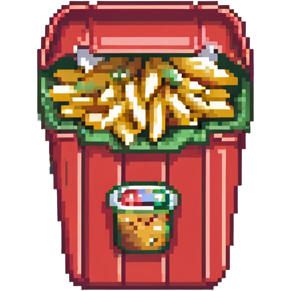 fries in a red container emoji