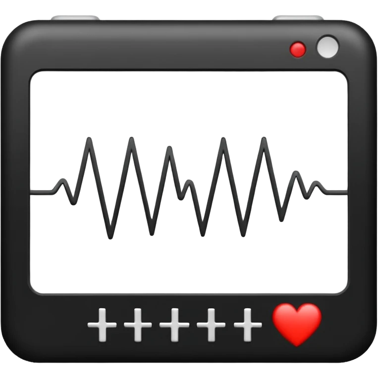 electrocardiogram emoji