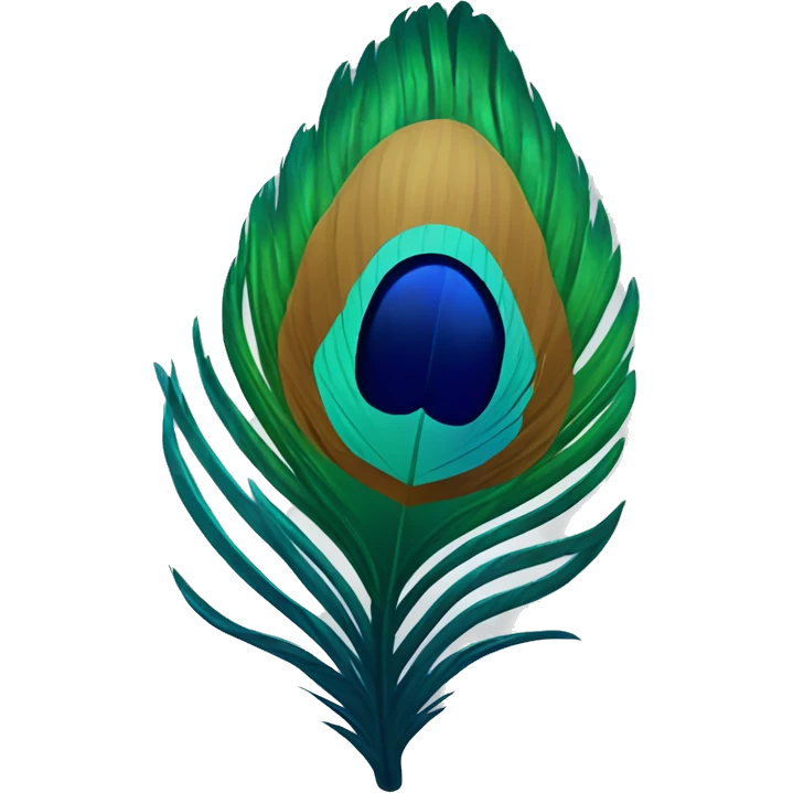 peacock feather emoji