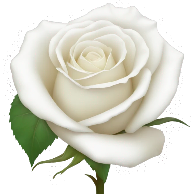 White rose emoji