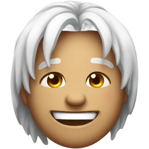 Smiling through the pain emoji